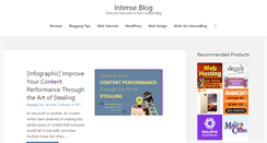 Desktop Screenshot of intenseblog.com